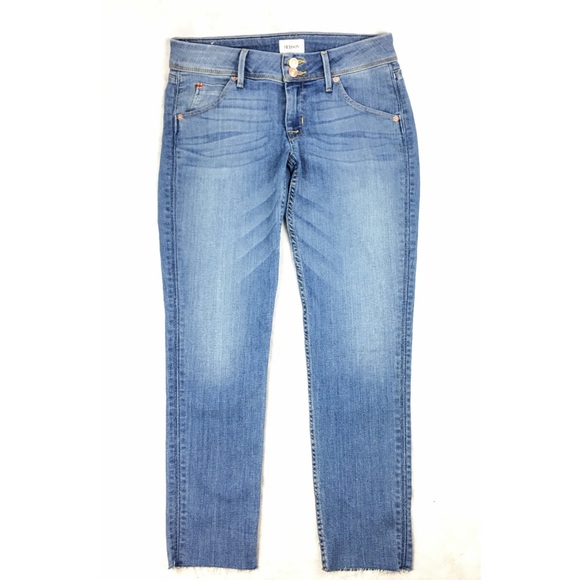 New Hudson Collin Skinny Crop Jeans Light Wash - Picture 2 of 8